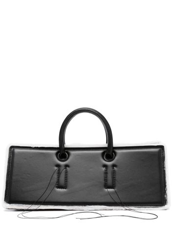 DENTRO Otto leather tote bag - Nero