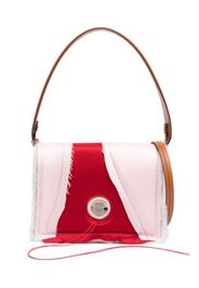 DENTRO Mirim leather shoulder bag - Marrone