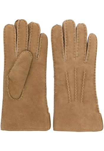 DENTS Nancy lambskin gloves - Marrone