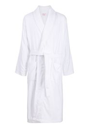 Derek Rose tie-fastening robe - Bianco