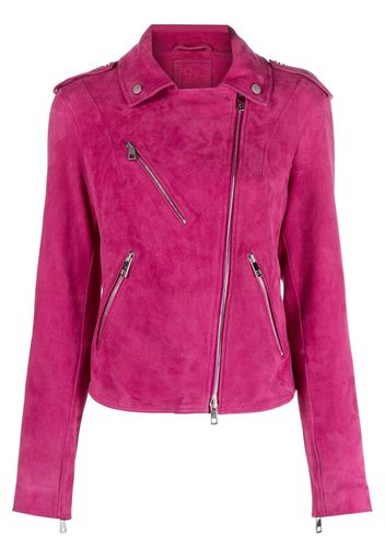 Desa 1972 suede biker jacket - Rosa