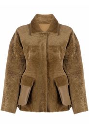 Desa 1972 reversible shearling jacket - Verde