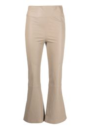 Desa 1972 Pantaloni crop svasato - Marrone