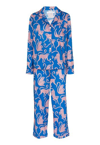 Chango print cotton pyjamas