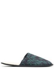 Desmond & Dempsey Slippers con stampa Byron - Verde