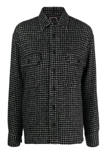 Destin button-up knitted shirt - Nero