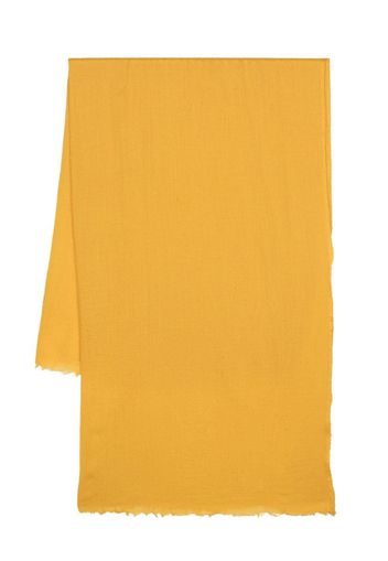 Destin frayed-edge scarf - Giallo