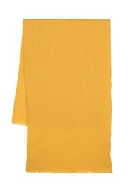 Destin frayed-edge scarf - Giallo