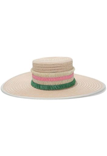 D’ESTRËE straw sun hat - Toni neutri