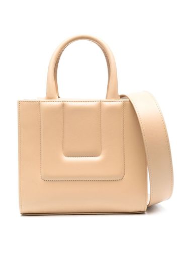 DESTREE small Sol quilted leather tote bag - Toni neutri