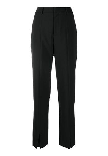 high-waist tailored trousers