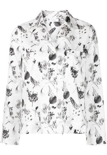 Deveaux Camicia a fiori - Bianco