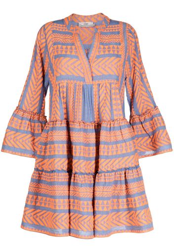 Devotion Ella graphic-print dress - Arancione