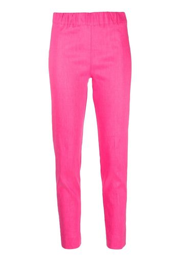 D.Exterior elasticated-waist slim-cut leggings - Rosa