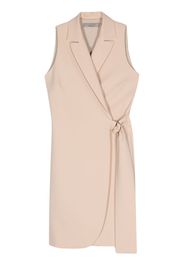 D.Exterior Abito midi a portafoglio - Toni neutri