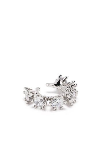 d'heygere Ear cuff con cristalli - Argento