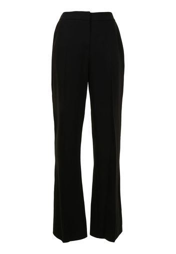 Dice Kayek high-waisted flared leg trousers - Nero