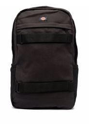 Dickies Construct logo-patch zipped backpack - Nero