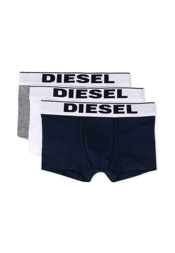 Set di tre boxer con banda logo