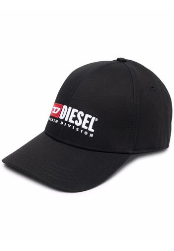 Diesel Red Tag Cappello da baseball con ricamo Corry-Div - Nero