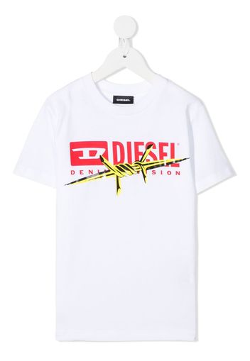 logo print T-shirt