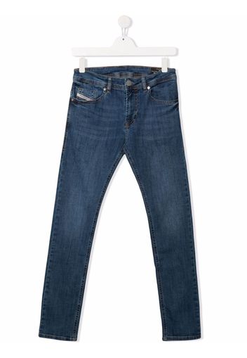 Diesel Kids TEEN straight-leg jeans - Blu