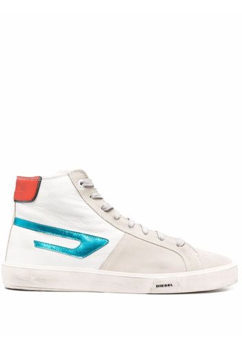 Diesel distressed high-top sneakers - Bianco