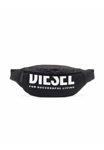 Diesel Kids logo-print belt bag - Nero