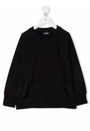 Diesel Kids layered-detail sweatshirt - Nero