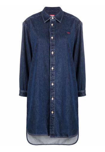 Diesel denim shirt dress - Blu