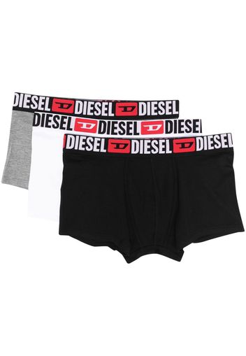 Diesel logo-waistband boxer pack - Nero