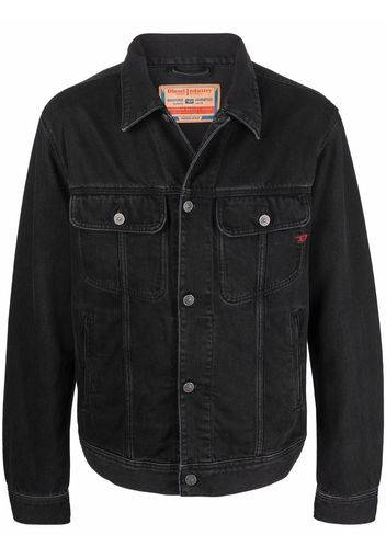 Diesel button-up denim jacket - Nero