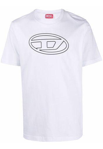 Diesel logo-print short-sleeved T-shirt - Bianco