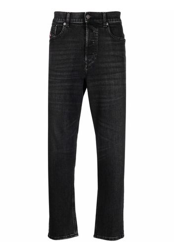 Diesel D-Fining tapered-leg jeans - Nero