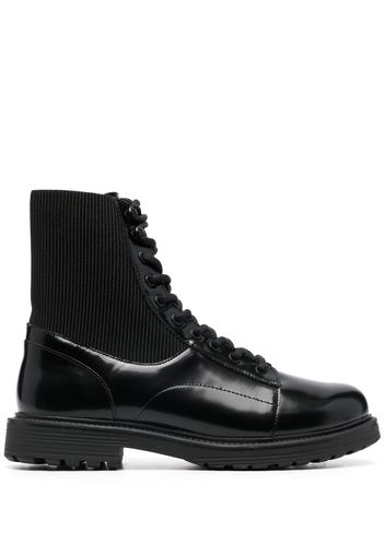 Diesel Alabama elasticated-panel combat boots - Nero