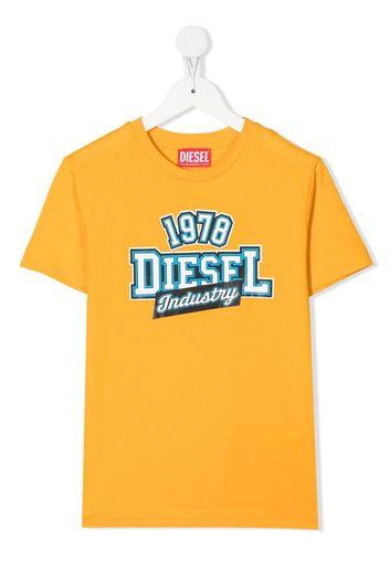 Diesel Kids T-shirt con stampa - Giallo