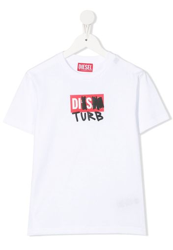 Diesel Kids T-shirt con stampa - Bianco