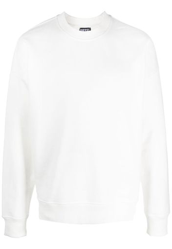 Diesel cotton crew neck sweatshirt - Bianco