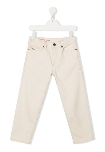 Diesel Kids mid-rise straight-leg jeans - Toni neutri