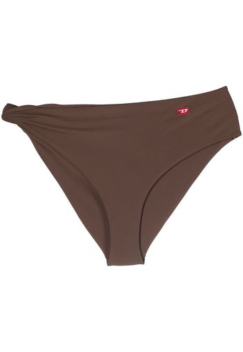 Diesel Ash twisted bikini bottoms - Marrone