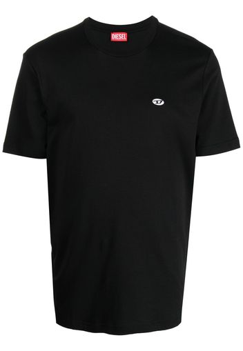 Diesel embroidered-logo cotton T-shirt - Nero