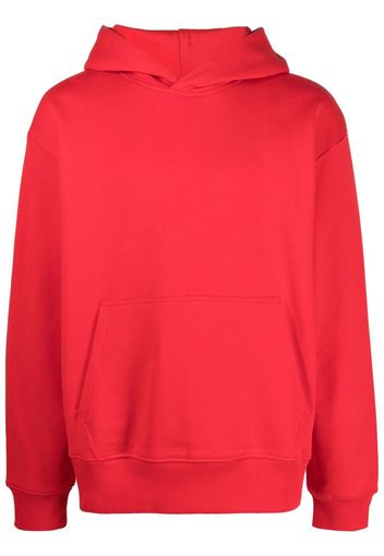 Diesel logo-print long-sleeve hoodie - Rosso