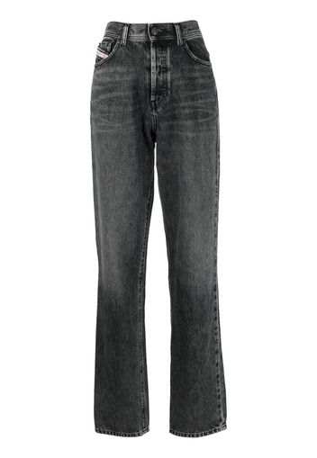 Diesel 1956 straight-leg cropped jeans - Grigio