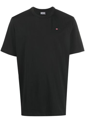 DIESEL embroidered logo T-shirt - Nero