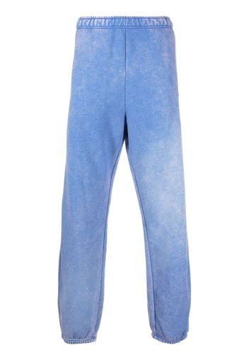 Diesel embossed logo track pants - Blu