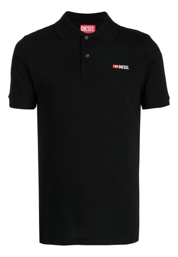 Diesel Polo con stampa - Nero