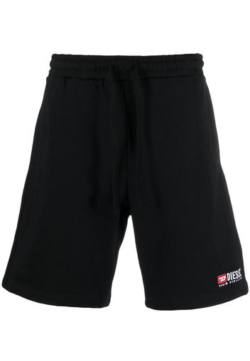 Diesel Shorts con ricamo - Nero