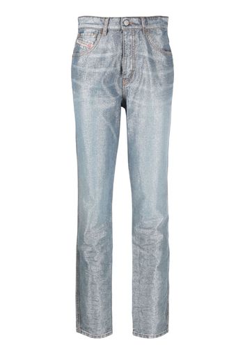 Diesel high-rise slim-fit jeans - Blu