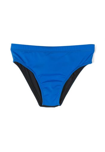Diesel Kids Milda logo-print swim trunks - Blu