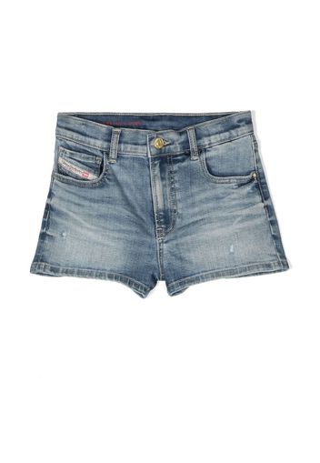 Diesel Kids Pboyshort denim shorts - Blu